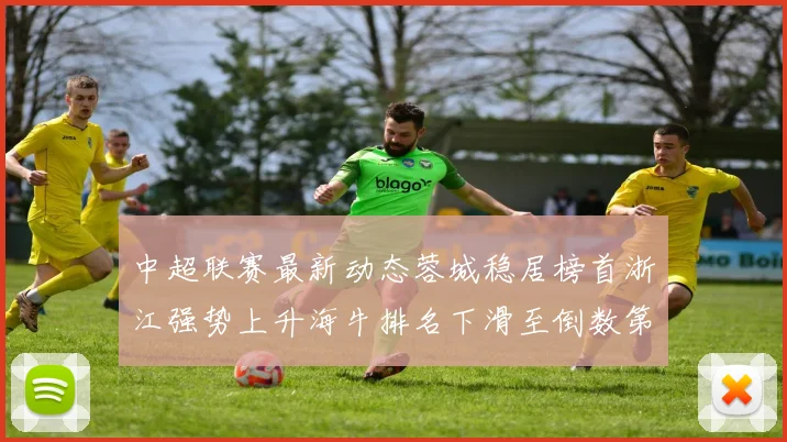 中超联赛最新动态蓉城稳居榜首浙江强势上升海牛排名下滑至倒数第三